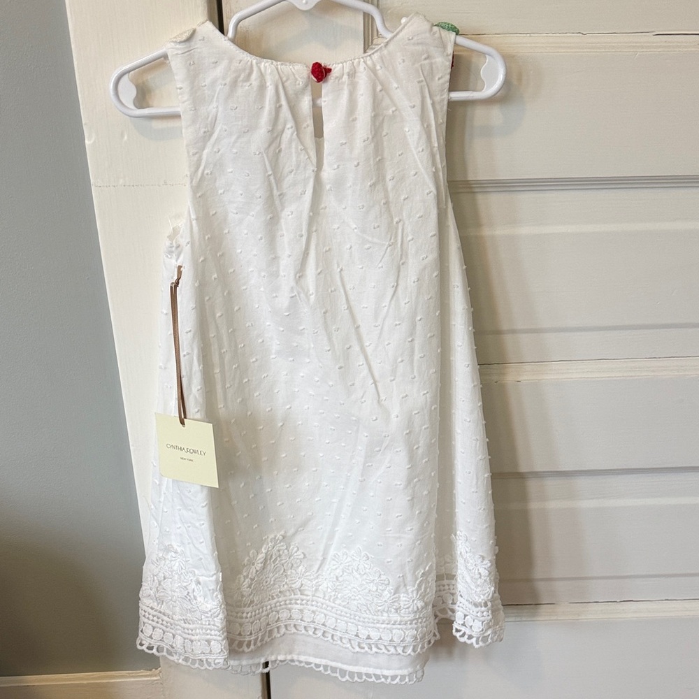 Cynthia Rowley White Dress with Strawberry Detail - Picture 3 of 3